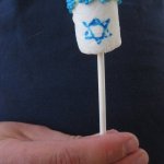 Israel Flag Marshmallow.