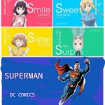 S stands for Superman | SUPERMAN; DC COMICS | image tagged in s stands for,superman | made w/ Imgflip meme maker