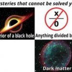 Mysteries of the universe meme