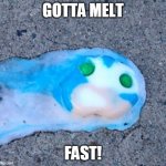 sonic ice cream bar | GOTTA MELT; FAST! | image tagged in shit post sonic | made w/ Imgflip meme maker
