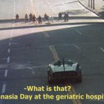 Death Race 2000 Euthanasia Day meme