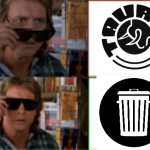 Taurus is trash | image tagged in they live sunglasses | made w/ Imgflip meme maker