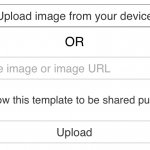 Upload image from your device