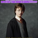 Potter Nose meme | VOLDEMORT. DID YOU KNOW THAT THERE IS SOME THING MORE IMPORTANT THAN AVADA KEDAVRA??????? ITS CALLED A NOSE | image tagged in harry potter | made w/ Imgflip meme maker