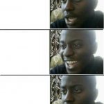 disappointed black guy 3 panel meme