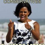 Michelle Obama triggering conservatives