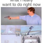 There! All clean again! | what i really want to do right now; tik tok | image tagged in kitchen gun destruction,tik tok bad,bangbangbang | made w/ Imgflip meme maker
