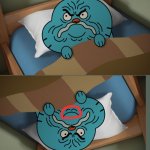 Grumpy Gumball | I DON'T KNOW IF ANYONE NOTICED THIS BEFORE... | image tagged in grumpy gumball | made w/ Imgflip meme maker