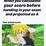 How to get a great score on a test!