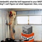 I just wanna know what on earth happened. | Killainbed69, what the he'll happened to your IMGFlip wedding? I can't figure out what happened. Also, congrats! | image tagged in original scp-173 | made w/ Imgflip meme maker
