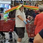 Making sure everyone is six feet away | OLD PEOPLE: SHOPPING ONLINE IS TOO COMPLICATED; ALSO OLD PEOPLE | image tagged in corona protective gear,people of walmart | made w/ Imgflip meme maker