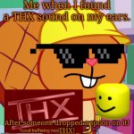 THX on Handy?! (THX Dank Meme with HTF) | Me when I found a THX sound on my ears. After someone dropped a spoon on it!
THX! | image tagged in confused handy htf,thx,memes,dank memes,oof,happy tree friends | made w/ Imgflip meme maker