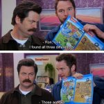Parks and Rec Two Completely Different Pictures