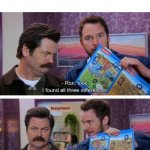 Parks and Rec Two Completely Different Pictures