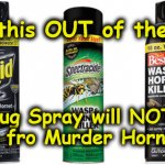WASP | Let 's get this OUT of the Way Now! Inhaling Bug Spray will NOT Protect 
You fro Murder Hornets! | image tagged in wasp | made w/ Imgflip meme maker