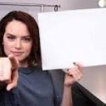 daisy ridley pointing
