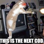 CALL OF DUTY KITTY STYLE | THIS IS THE NEXT COD | image tagged in call of duty kitty style | made w/ Imgflip meme maker