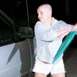 Britney Spears attack car Umbrella