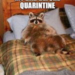 obese racoon | MY DAD BEFORE QUARINTINE; I LIKE RACOONS | image tagged in obese racoon | made w/ Imgflip meme maker