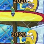 Plankton's Reaction to 2020 | YOU! DO YOU THINK THIS IS FUNNY!? IN A COSMIC SORT OF WAY, YES. WELL, MR. FUNNY MAN, IS THIS HOW YOU GET YOUR SICK KICKS!? WHAT, IT'S JUST AN ORDINARY YEAR, 20-; OH MY GOODNESS! SARS-COV-2! | image tagged in you think this is funny,coronavirus,spongebob squarepants | made w/ Imgflip meme maker