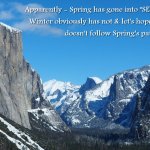 Spring is Self Quarantined meme