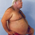 Trump fat naked