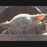 Baby yoda the force