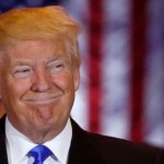 Trump goofy smiling stupid