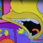Screaming Homer Simpson
