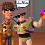 Woody hates buzzy