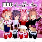 DDLC is in the air | DDLC | image tagged in love is in the air,ddlc,doki doki literature club | made w/ Imgflip meme maker