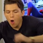 Tom Holland coughing