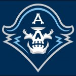Milwaukee Admirals logo with blue background