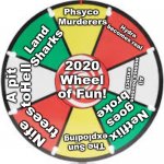 Wheel of 2020 | Phsyco 
Murderers; Hydra becomes real; Land Sharks; 2020 Wheel of Fun! All memes become extinct; A pit toHell; Netflix goes broke; Nife trees; The Sun exploding; 2020 SPINNING THE WHEEL EVERY DAY | image tagged in spinning wheel,2020,2020 horror | made w/ Imgflip meme maker