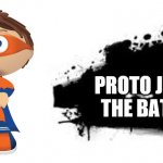Super Smash Bros. SPLASH CARD | PROTO JOINS THE BATTLE | image tagged in super smash bros splash card | made w/ Imgflip meme maker
