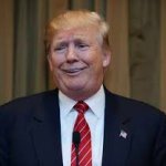 Trump's funny smile