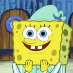 Excited spongebob