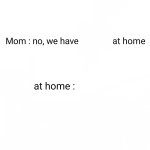 No, we have     at home meme