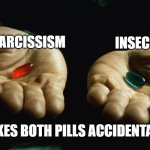 Red pill blue pill Meme Generator - Imgflip