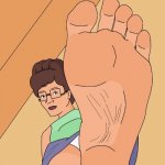 Peggys sexy feet | image tagged in peggy hill feet oh yeah | made w/ Imgflip meme maker