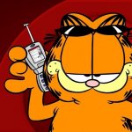 Garfield is speaking meme