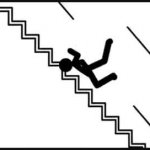 Falling down the stairs GIF Template