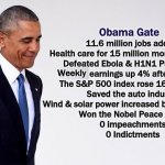 Obama's record - sanity and competence meme