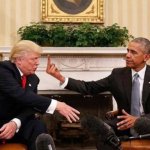 The Future of Obamagate - Obama, finger, Trump