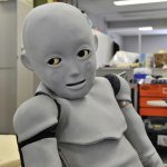 Creepy android robot meme