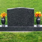 Blank tombstone