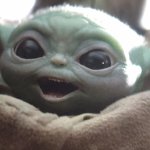 Happy Baby Yoda