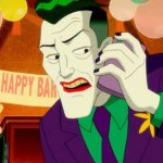 Joker on phone