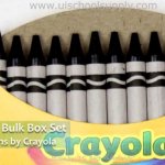 Black crayons