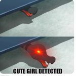 WHERE GURLS | CUTE GIRL DETECTED | image tagged in salandit,pokemon | made w/ Imgflip meme maker